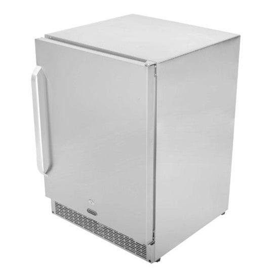Whynter Beverage Refrigerators Whynter 24" Built-in Outdoor 5.3 cu.ft. Beverage Refrigerator Cooler Full Stainless Steel Exterior with Lock and Caster Wheels