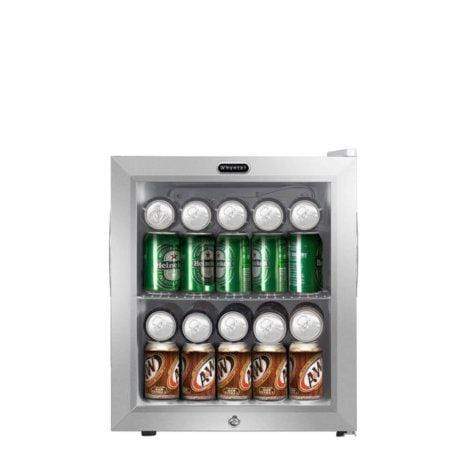 Whynter Beverage Refrigerators Whynter 62 Can Capacity Stainless Steel Beverage Refrigerator with Lock
