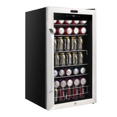 Whynter Beverage Refrigerators Whynter Freestanding 121 can Beverage Refrigerator with Digital Control and Internal Fan