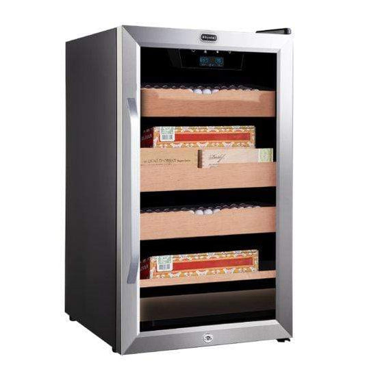 Whynter Cigar Cooler Humidor Whynter 4.2 cu.ft. Cigar Cabinet Cooler and Humidor with Humidity Temperature Control and Spanish Cedar Shelves