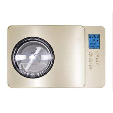 Whynter Ice Cream Maker Whynter Ice Cream Maker 2 Quart Capacity Stainless Steel Bowl & Yogurt Function in Champagne Gold
