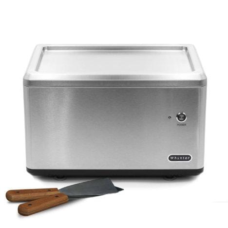 Whynter Ice Cream Maker Whynter Portable Instant Ice Cream Maker Frozen Pan Roller in Stainless Steel