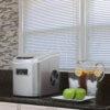 Whynter Ice Makers Whynter Compact Portable Ice Maker 27 lb capacity - Metallic Silver