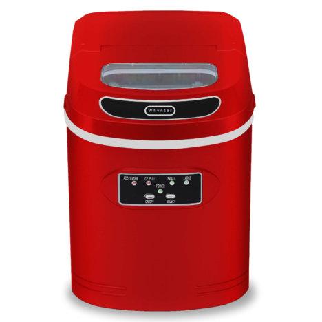 Whynter Ice Makers Whynter Compact Portable Ice Maker 27 lb capacity - Red