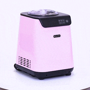Whynter Whynter 1.28 Quart Compact Upright Automatic Ice Cream Maker with Stainless Steel Bowl Limited Black Pink Edition