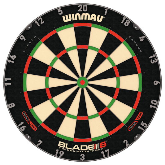 WINMAU - BLADE 6 TRIPLE CORE BRISTLE DARTBOARD - DWIN600TC-6