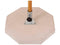 Woodline Umbrella Base Woodline Shade Solutions Concrete Slab Base Kit with Galvanized Tube (66 Lbs)