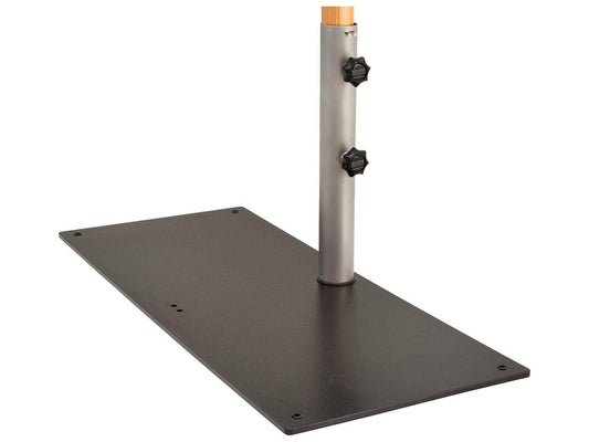 Woodline Umbrella Base Woodline Shade Solutions Papillon Metal Base - 2.75'' Tube (Set of 2)