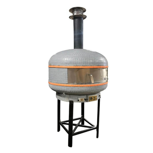 WPPO Outdoor Pizza Oven WPPO WKPM-D700 Lava 28" Professional Digital Wood Fire Outdoor Pizza Oven with Convection Fan