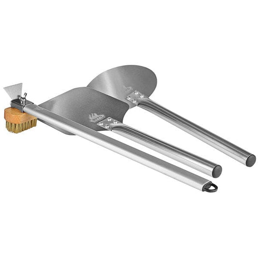 WPPO WPPO - Pro Mini Stainless Steel Wood Fired Pizza Oven Utensil Kit (3-Piece) | WKPA-MINI3