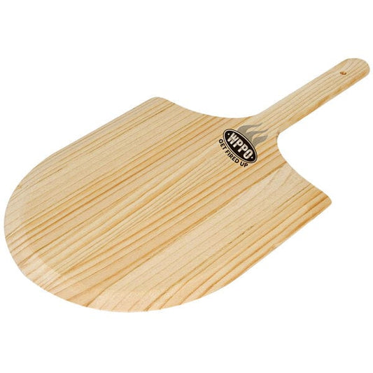 WPPO WPPO - WKLP-12-2 12" x 12" Wooden Pizza Peel with 9" Handle - 2/Pack | WKLP-12-2