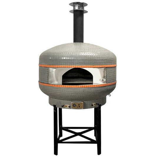 WPPO WPPO WKPM-D1200 Lava 48" Professional Digital Wood Fire Outdoor Pizza Oven with Convection Fan