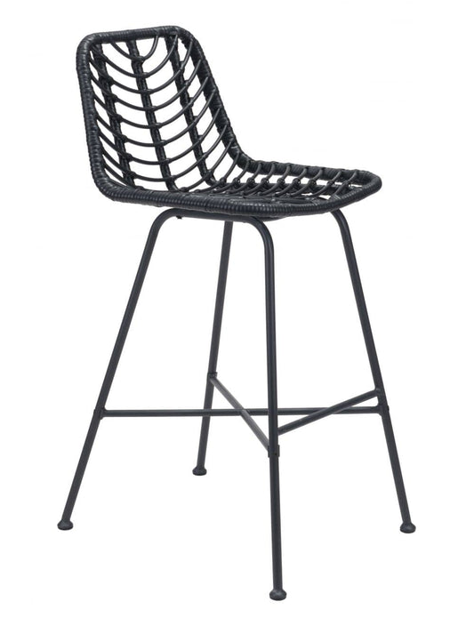 ZOU Outdoor Bar Seating ZOU - Malaga Bar Chair (Set of 2) Black | 703982