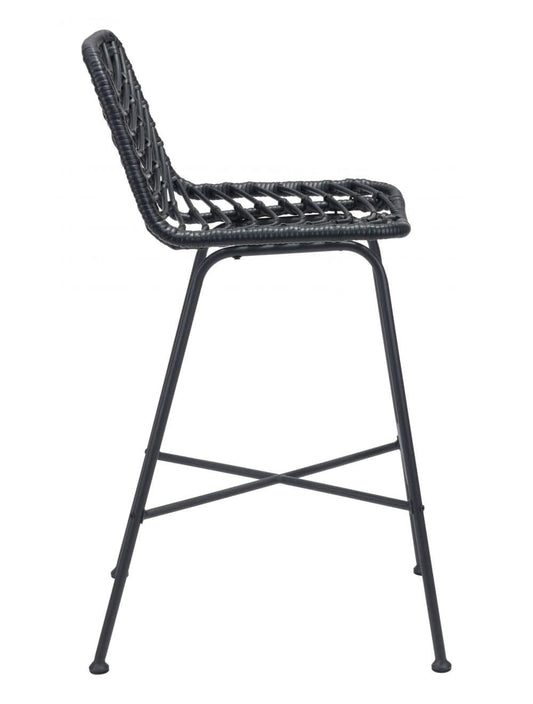 ZOU Outdoor Bar Seating ZOU - Malaga Bar Chair (Set of 2) Black | 703982