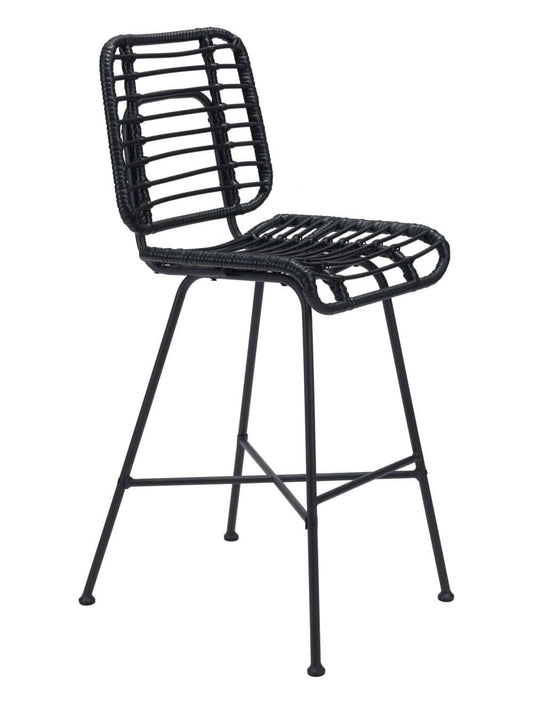 ZOU Outdoor Bar Seating ZOU - Murcia Bar Chair (Set of 2) Black | 703984