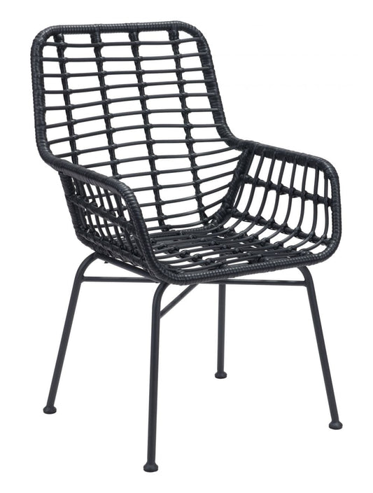 ZOU Outdoor Dining Seating ZOU - Lyon Dining Chair (Set of 2) Black | 703942