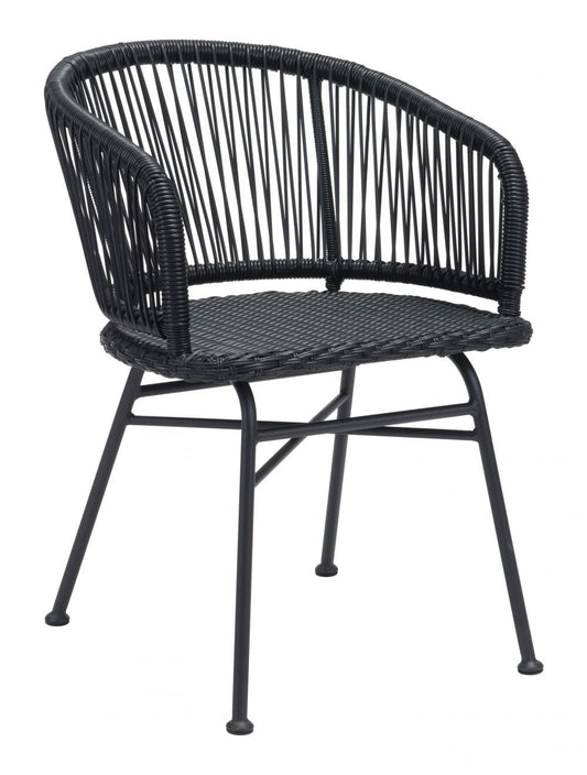 ZOU Outdoor Dining Seating ZOU - Zaragoza Dining Chair (Set of 2) Black | 703948
