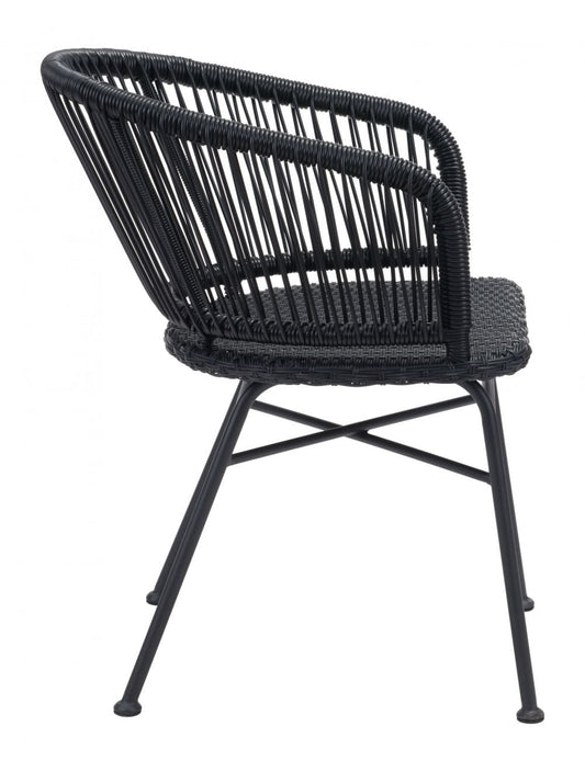 ZOU Outdoor Dining Seating ZOU - Zaragoza Dining Chair (Set of 2) Black | 703948