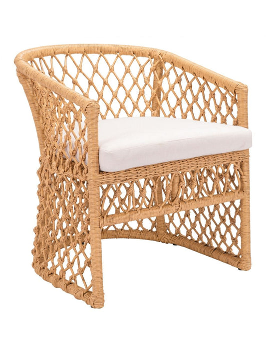 ZOU Outdoor Living Seating ZOU - Darce Accent Chair Beige & Natural | 703976