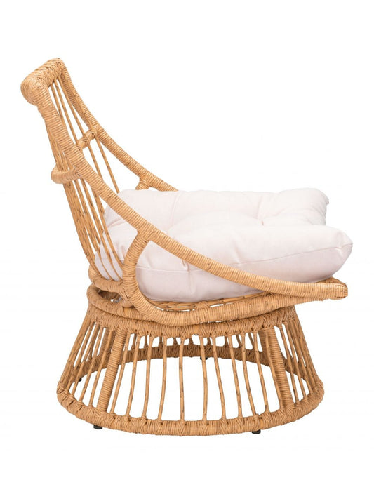 ZOU Outdoor Living Seating ZOU - Franco Accent Chair Beige & Natural | 703978