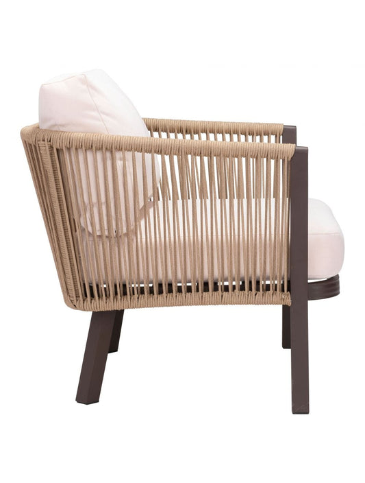 ZOU Outdoor Living Seating ZOU - Issa Accent Chair Beige & Dark Gray | 703970