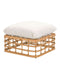 ZOU Outdoor Living Seating ZOU - Kapalua Ottoman Beige & Natural | 703959