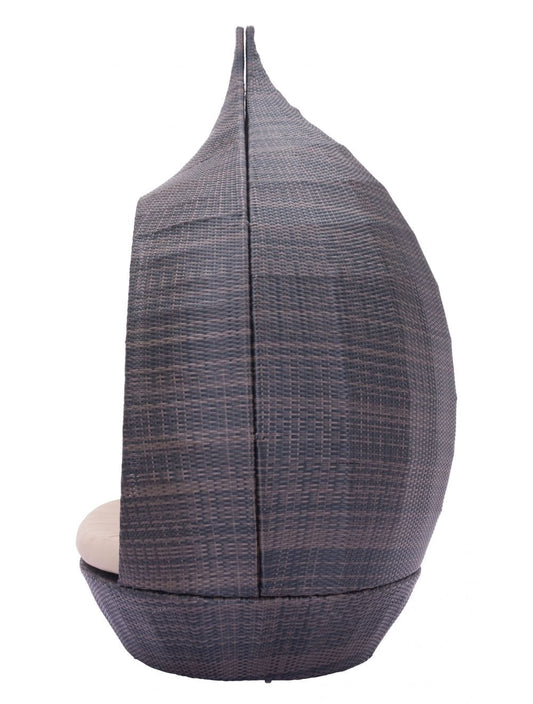 ZOU Outdoor Living Seating ZOU - Martinique Beach Daybed Brown & Beige | 703632