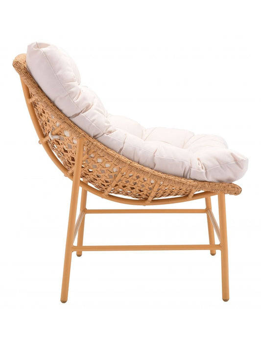 ZOU Outdoor Living Seating ZOU - Merilyn Accent Chair Beige & Natural | 703972
