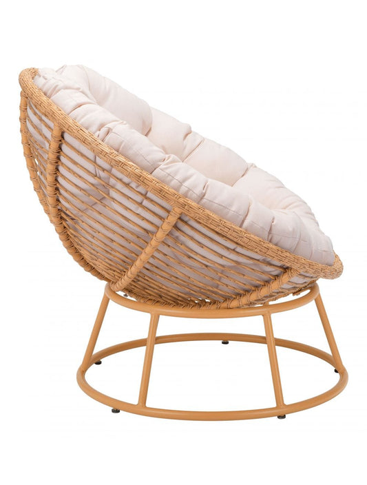 ZOU Outdoor Living Seating ZOU - Paz Accent Chair Beige & Natural | 703973