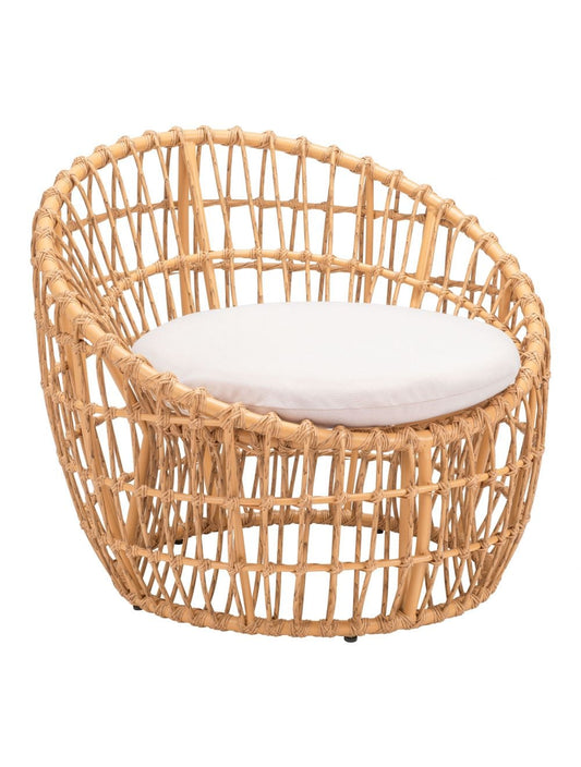 ZOU Outdoor Living Seating ZOU - Sasso Accent Chair Beige & Natural | 703975