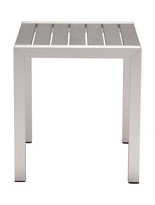 ZOU Outdoor Living Tables ZOU - Cosmopolitan Side Table Gray & Silver | 703838