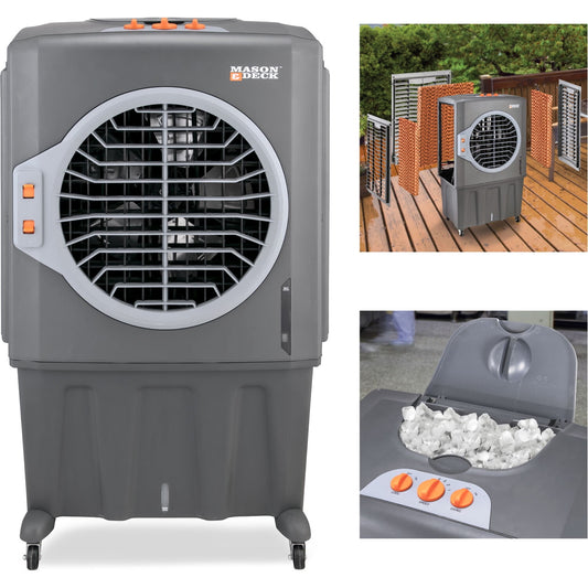 Stay Cool Anywhere with Mason & Deck 2100 CFM Indoor/Outdoor Portable Evaporative Air Cooler from Recreation Outfitters