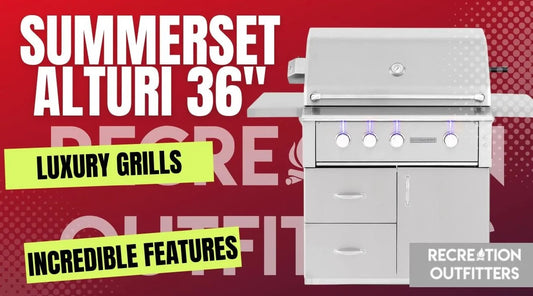 Summerset Alturi 36 U Tube 3 Burner Built In Gas Grill ALT36T available at Recreation Outfitters