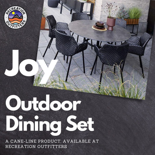 Joy - Outdoor Dining Set by Cane-Line - Available at Recreation Outfitters
