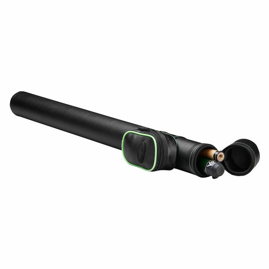 Elevate Your Cue Game with CASEMASTER: Unveiling the Q-Vault Supreme Black With Green Trim Cue Case at Recreation Outfitters