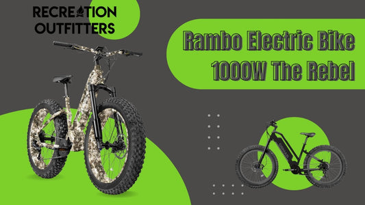 Rambo Electric Bikes - 1000W The Rebel - Xtreme Performance Ebikes - At Recreation Outfitters