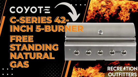 Coyote C-Series 42-Inch 5-Burner Free Standing - Natural Gas | Propane Gas Grill | C2C42LP - Available at Recreation Outfitters