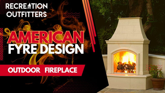 American Fyre Designs - Phoenix 63-Inch Vented Outdoor Gas Fireplace | 017 - Available at Recreation Outfitters