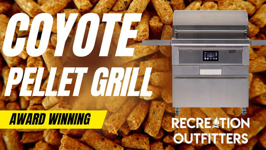 Coyote 36 Pellet Grill on Cart