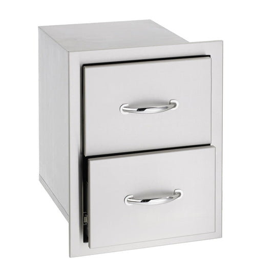 TruFlame - 17" Double Drawer | TF-DR2-17