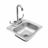 TruFlame - 15x15" Drop-in Sink | TF-NK-15D