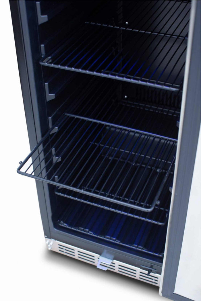 TruFlame - 15" Outdoor Rated Fridge w/Stainless Door | TF-RFR-15S
