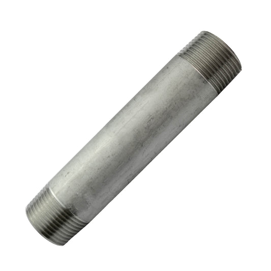 The Outdoor Plus - 3 Inch Long Closed Nipple Stainless Steel Fitting - OPT-SSN3