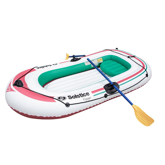 Solstice Watersports - Voyager 3-Person Inflatable Boat Kit w/Oars  Pump [30301]
