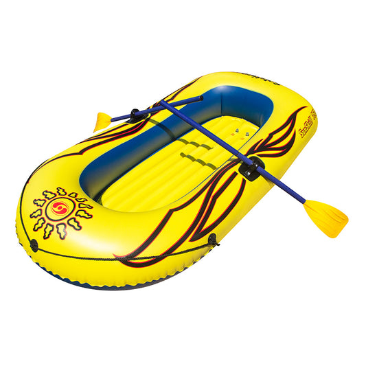 Solstice Watersports - Sunskiff 2-Person Inflatable Boat Kit w/Oars Pump [29251]