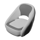TACO Caladesi Smooth Bucket Seat - White/Grey [BA225WHT-GRY]