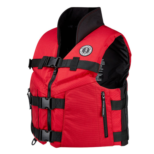 Mustang Accel 100 Foam Fishing Vest - Small - Red-Black [MV462602-123-S-216]