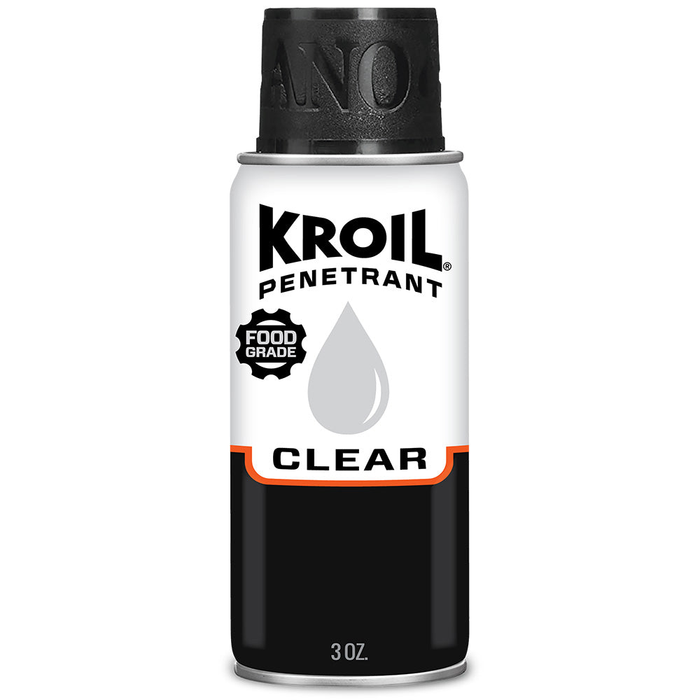 Kroil Clear Food Grade Penetrating Oil - Aerosol - 3oz Can [CKS032]