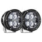 RIGID Industries 360-Series RGBW 4" Offroad Spot Beam w/RGBW Backlight Pods - Set of 2 [36402]