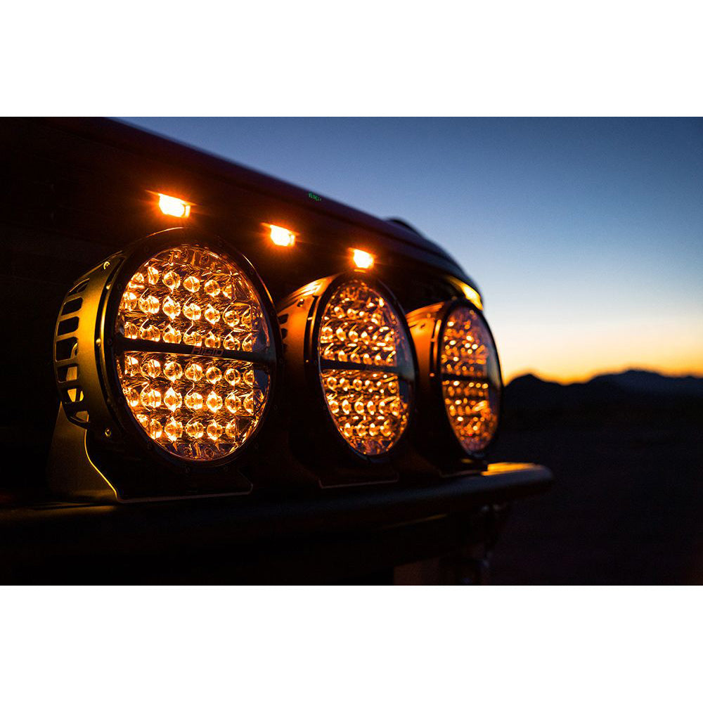 RIGID Industries 360-Series RGBW 9" Offroad Lamp Spot Beam w/RGBW Backlight Pods - Single [36422]